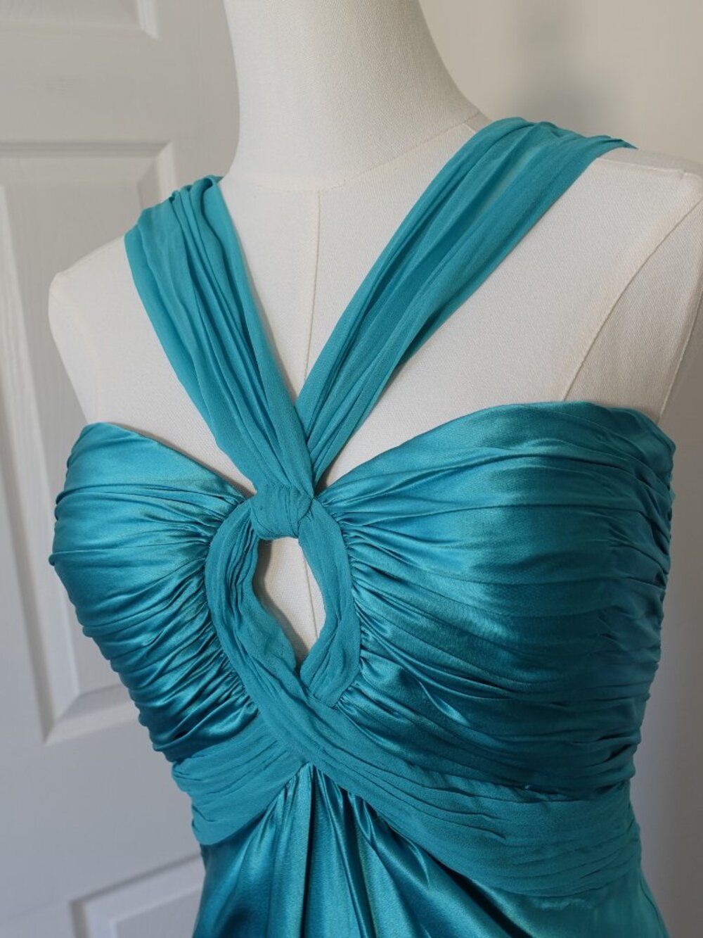 100% silk cocktail dress from the Marc Bouwer Glam It! collection Size 4 - Picture 3 of 6